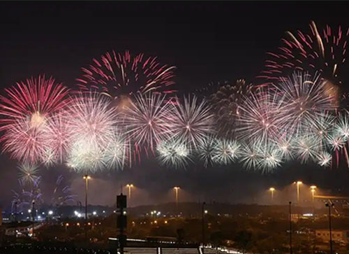 临武县焰火晚会